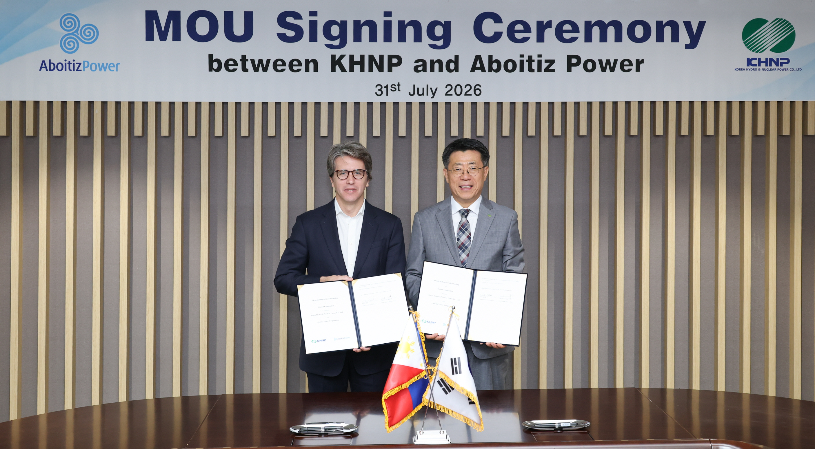 한수원, 필리핀 아보이티즈 파워와 원전사업 협력 MOU 체결
