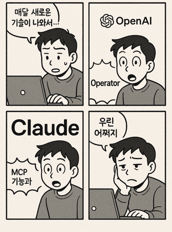 ChatGPT의 새롭게 업데이트된 이미지생성AI로 만든 4컷 웹툰