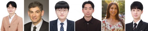 왼쪽부터 서울대 이태우 교수, 미국 펜실베이니아대학 앤드류 M. 라페 교수, 서울대 김동혁 학생, 서울대 우승제 박사, 펜실베이니아대학 클라우디아 페레이라 에울모 박사, 서울대 박민호 박사